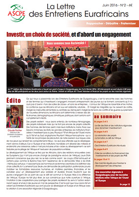 Lettre n° 2 Entretiens Eurafricains