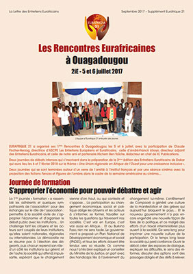 Supplément Eurafrique 21