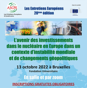 invitation Entretiens Européens 20ème édition invitation Entretiens Européens 20ème édition