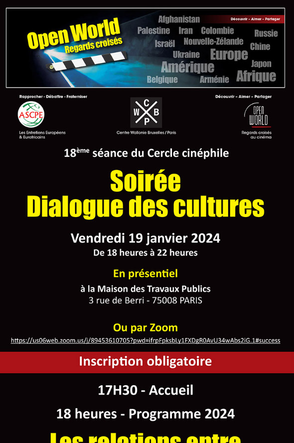 Soirée Dialogue des cultures