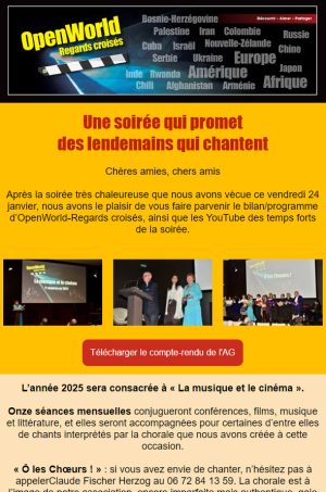 Compte-rendu soirée Musique et Cinéma